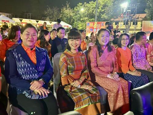 เข้าร่วมพิธีเปิดโครงการเทศกาลลานวัฒนธรรม เฉลิมฉลองการก่อตั้งเมืองอุดรธานี ครบ 132 ปี ณ ลานราชินู พิพิธภัณฑ์เมืองอุดร อำเภอเมืองอุดรธานี จังหวัดอุดรธานี