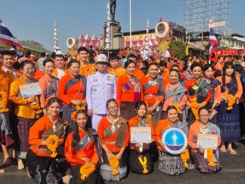 เข้าร่วมเดินขบวนในพิธีอัญเชิญศาสตราวุธพลตรีพระเจ้าบรมวงศ์เธอกรมหลวงประจักษ์ศิลปาคม ขึ้นประดิษฐานเป็นการชั่วคราว ณ พระอนุสาวรีย์พลตรีพระเจ้าบรมวงศ์เธอกรมหลวงประจักษ์ศิลปาคม